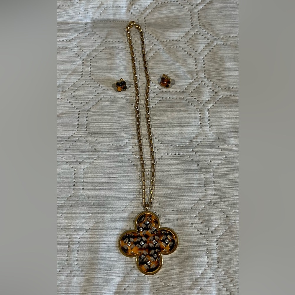 Product of Mexico , long necklace and earrings set